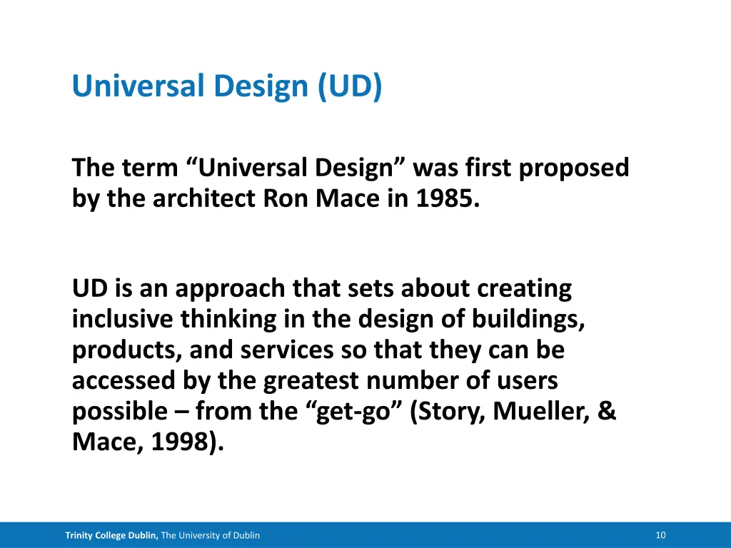 universal design ud