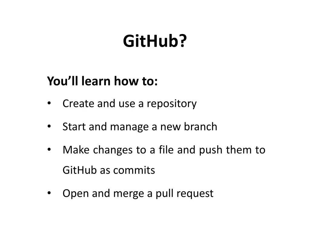 github