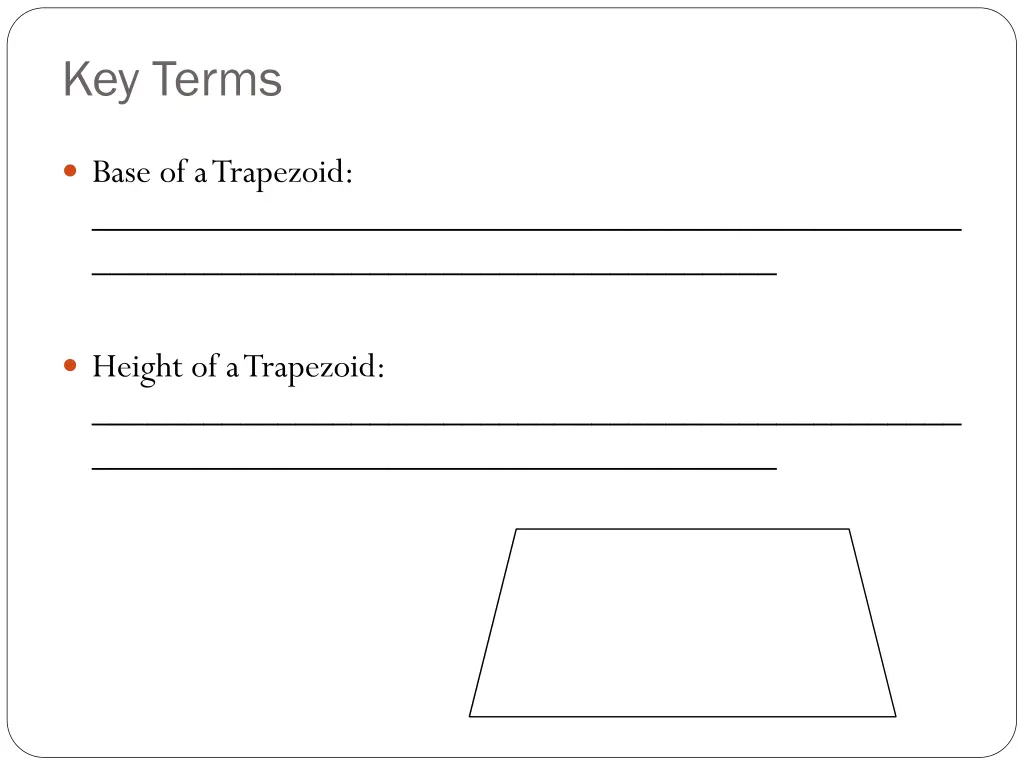 key terms