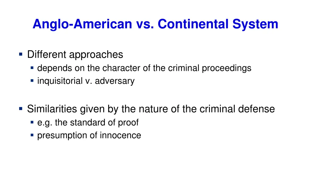 anglo american vs continental system