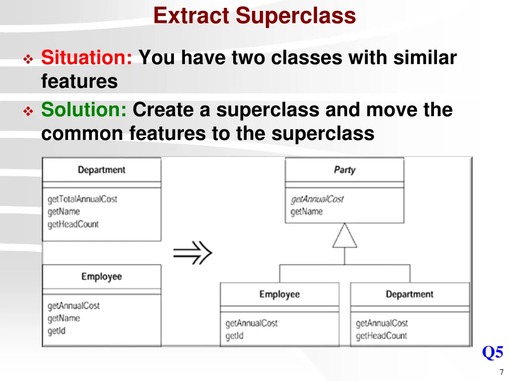 extract superclass