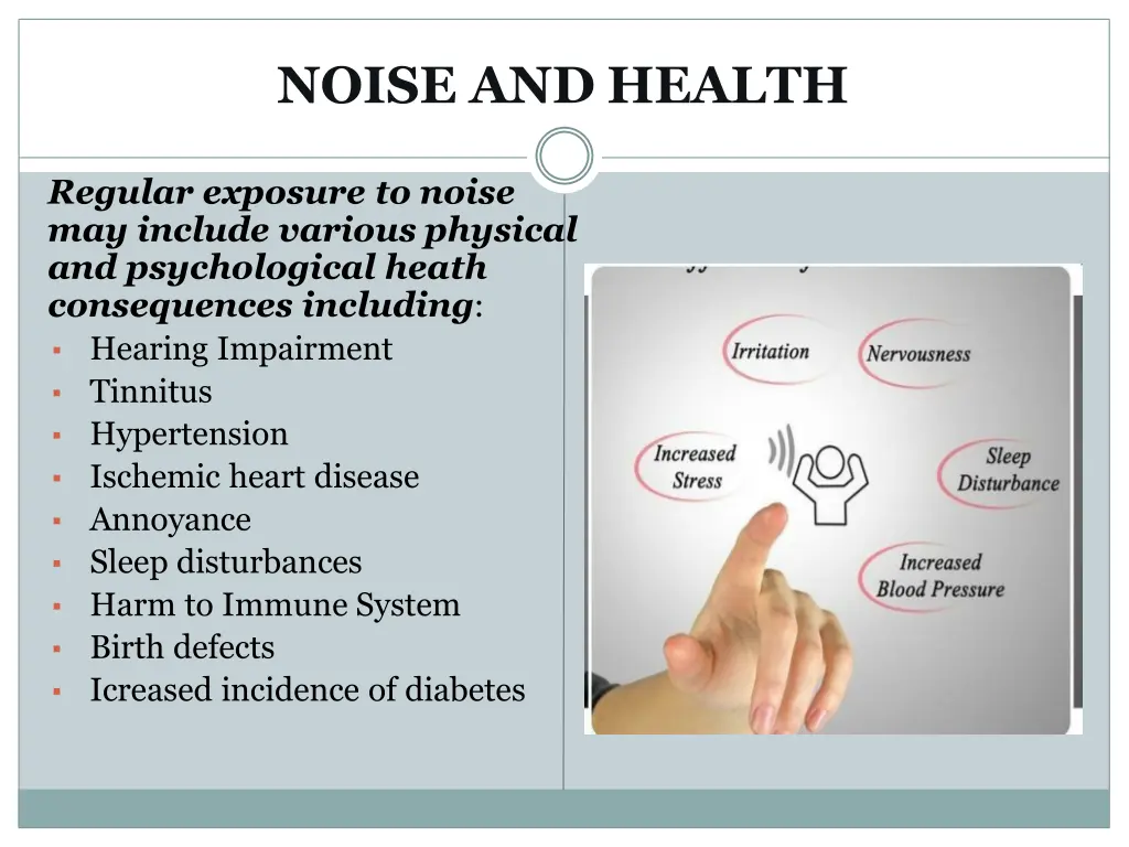 noise and health