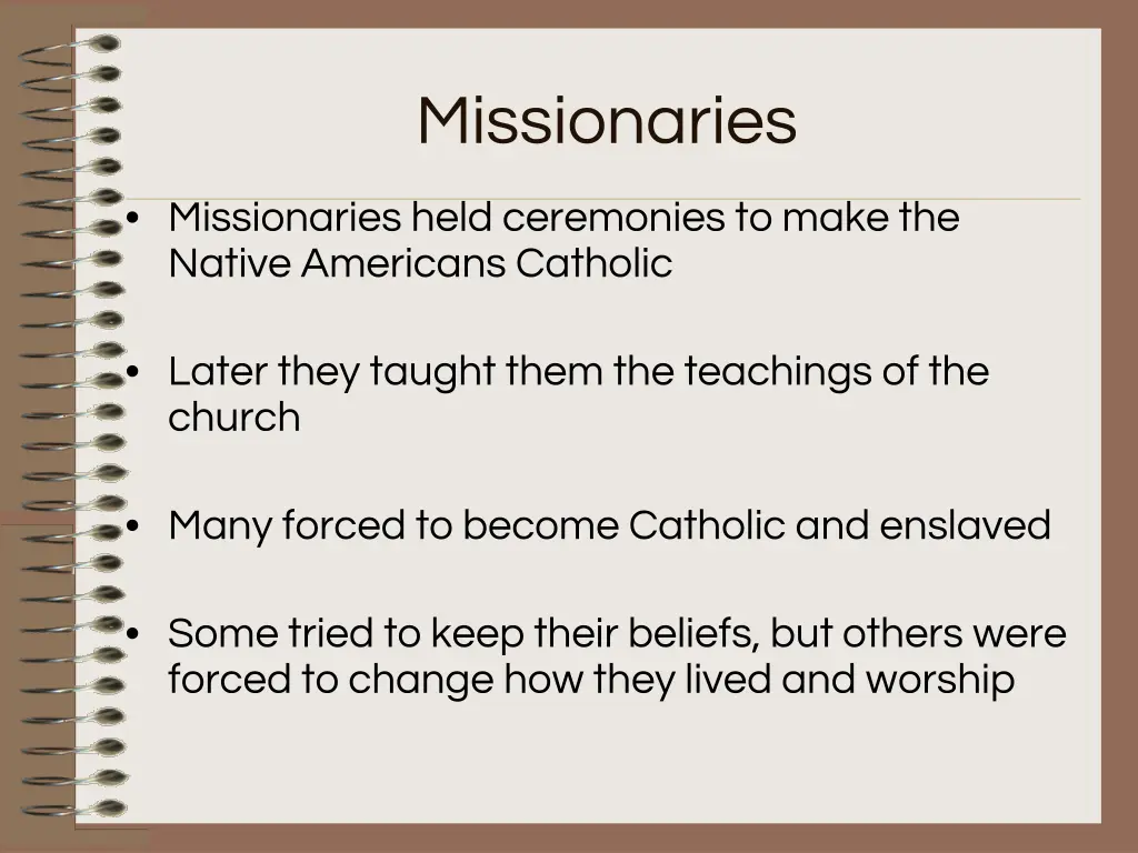 missionaries