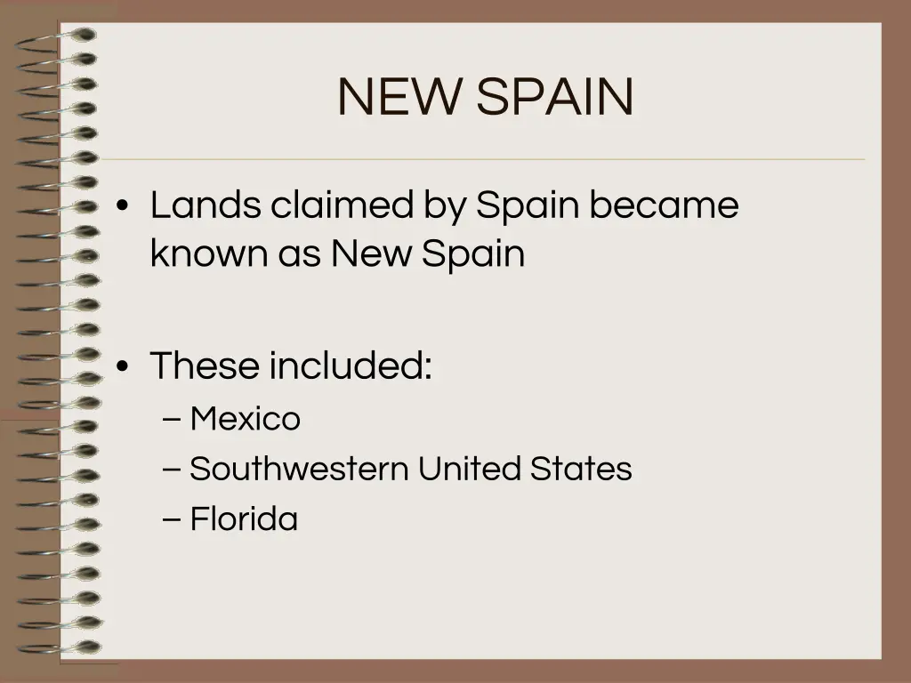 new spain