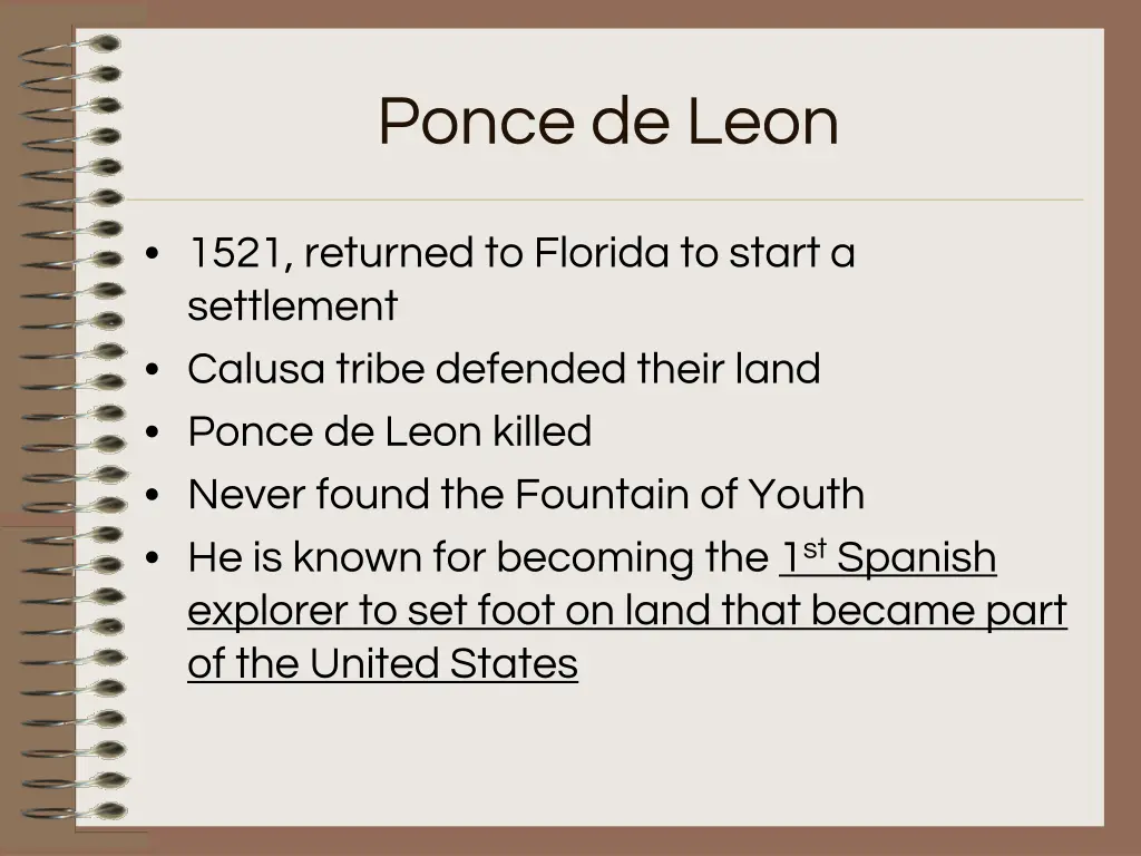 ponce de leon