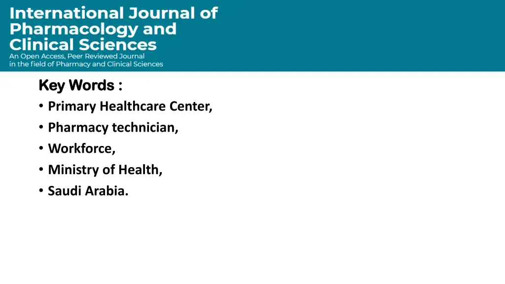 key words key words primary healthcare center