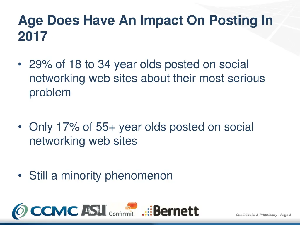 age does have an impact on posting in 2017