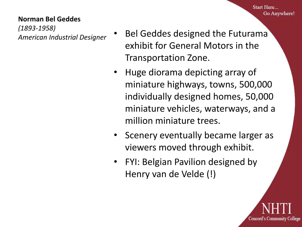 norman bel geddes 1893 1958 american industrial