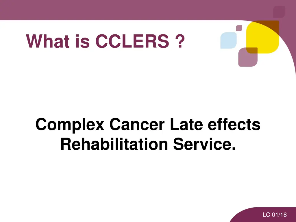 what is cclers