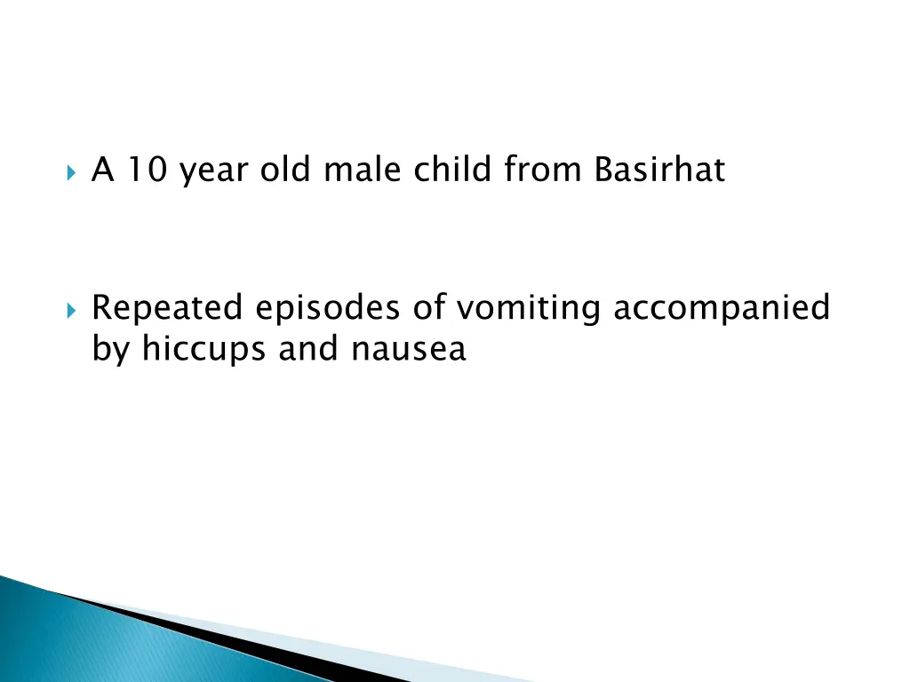 a 10 year old male child from basirhat