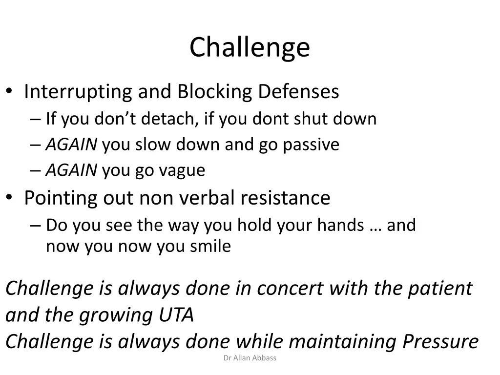 challenge