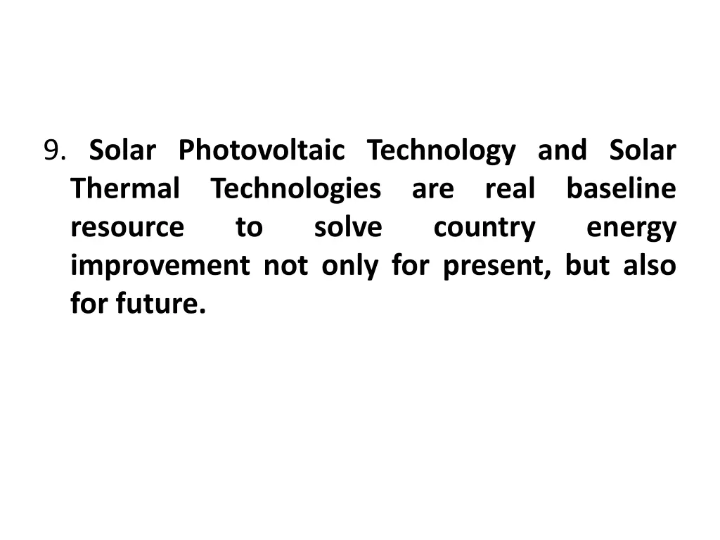 9 solar photovoltaic technology and solar thermal