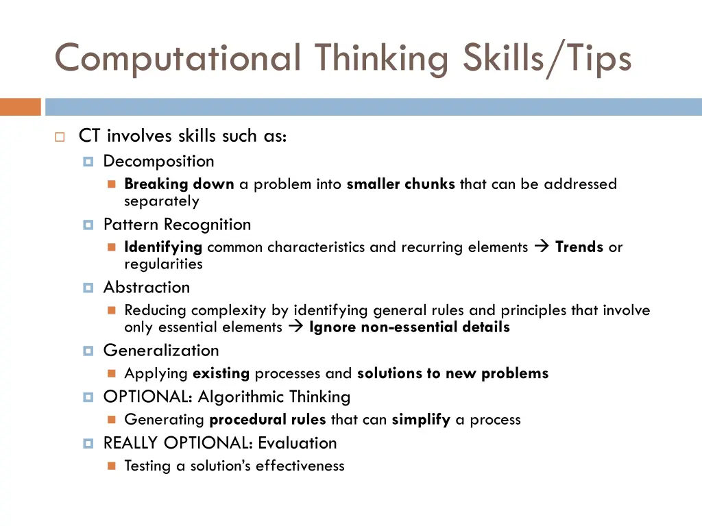 computational thinking skills tips