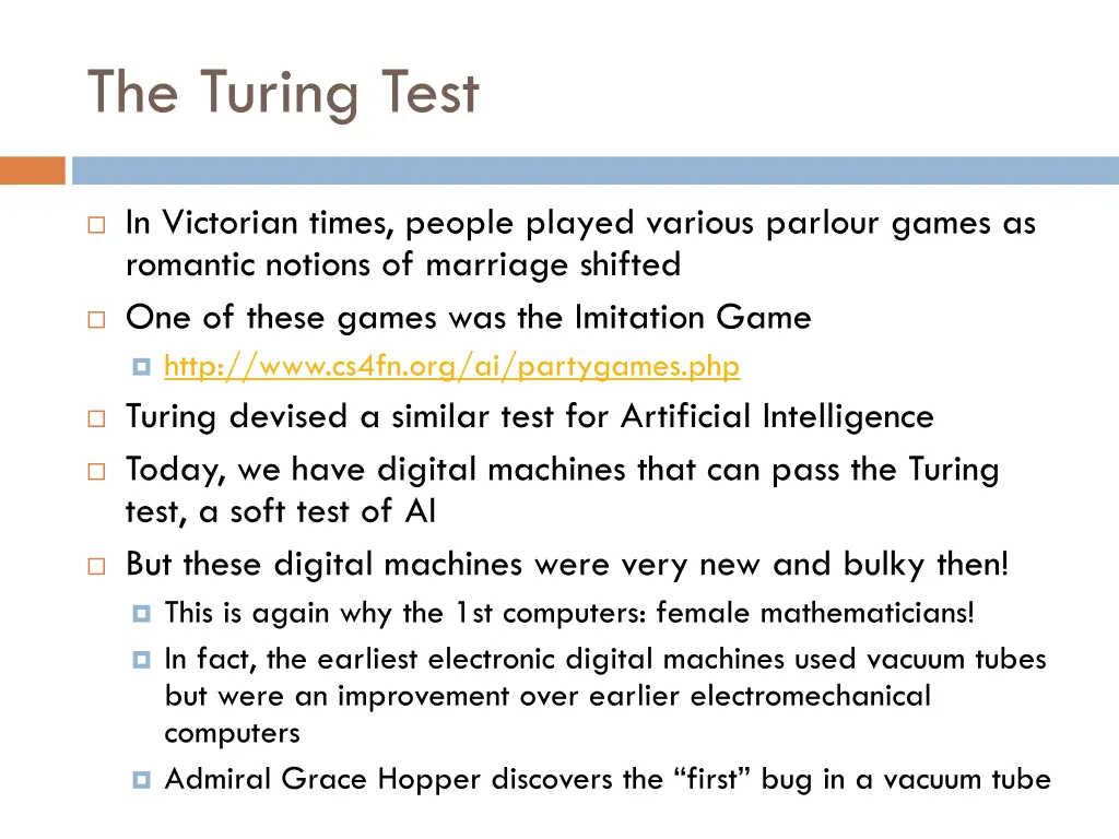 the turing test