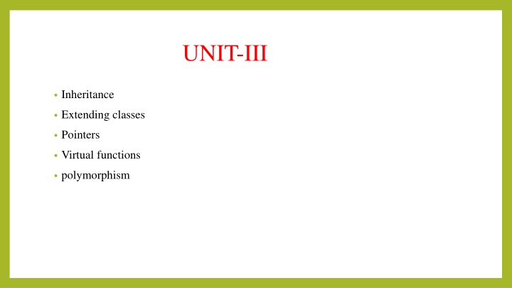 unit iii