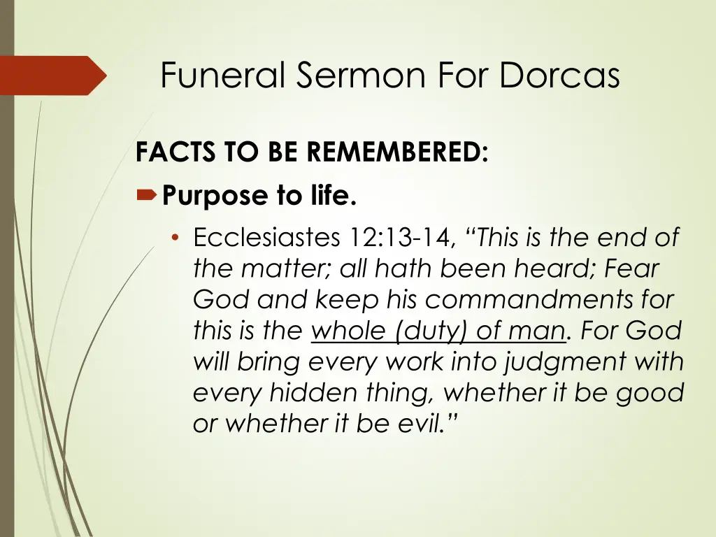 funeral sermon for dorcas 4