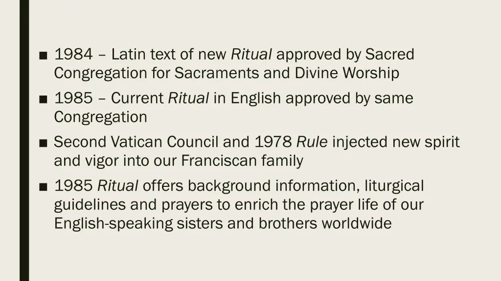 1984 latin text of new ritual approved by sacred