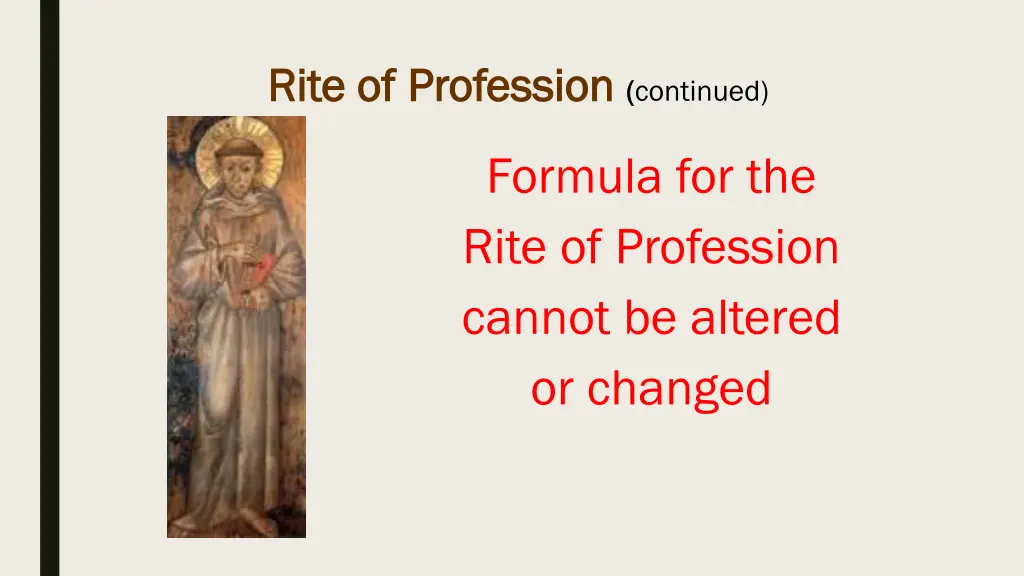 rite of profession rite of profession continued 2