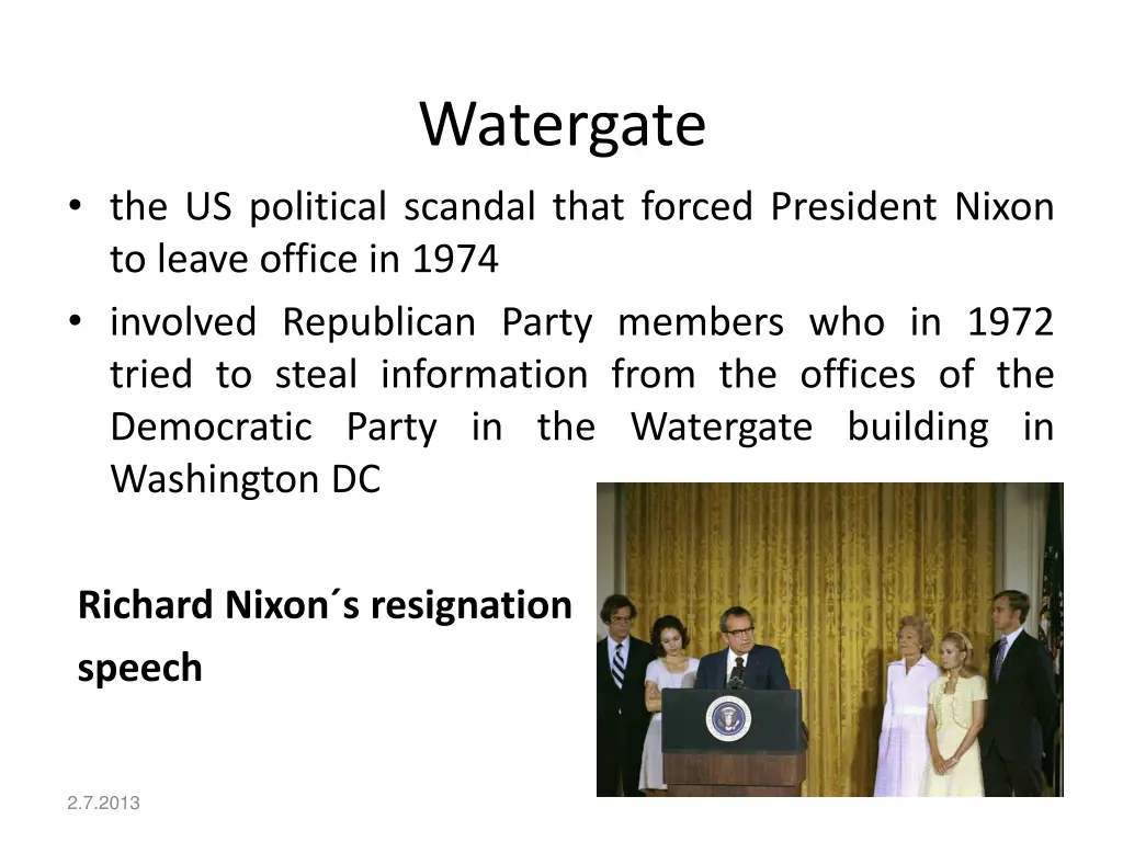 watergate