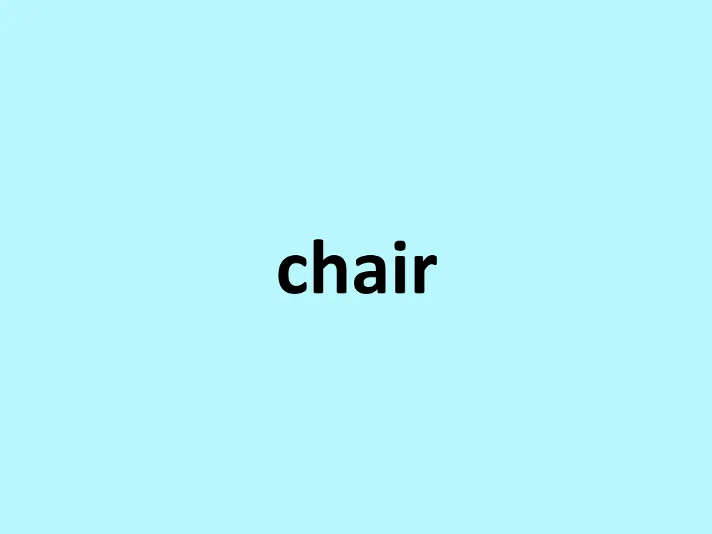 chair