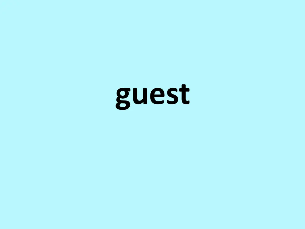 guest