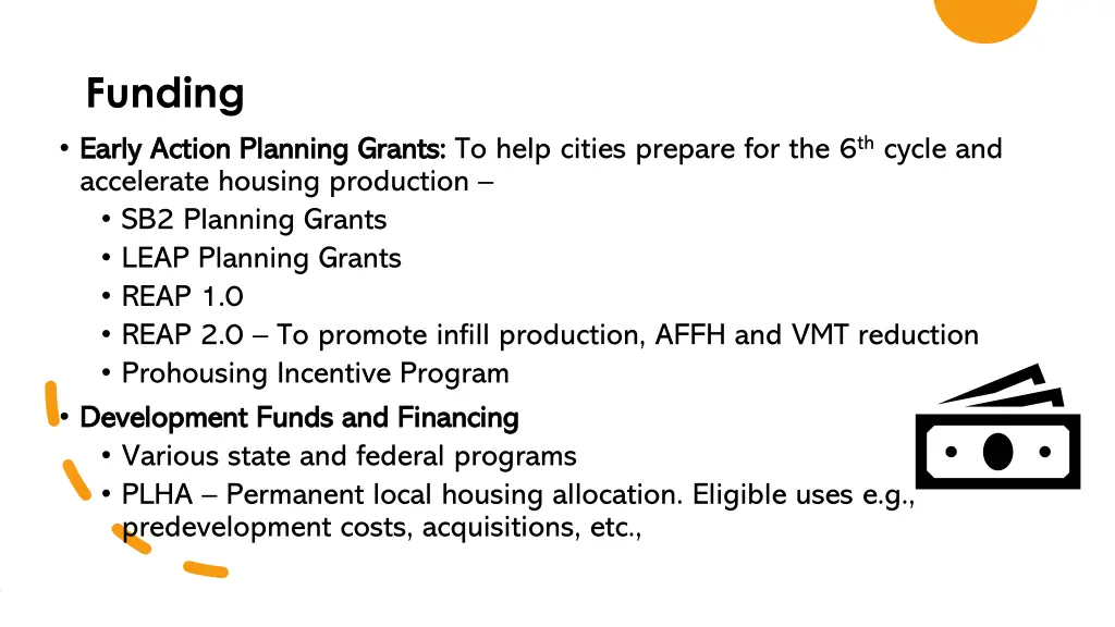 funding early action planning grants early action