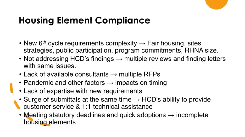 housing element compliance