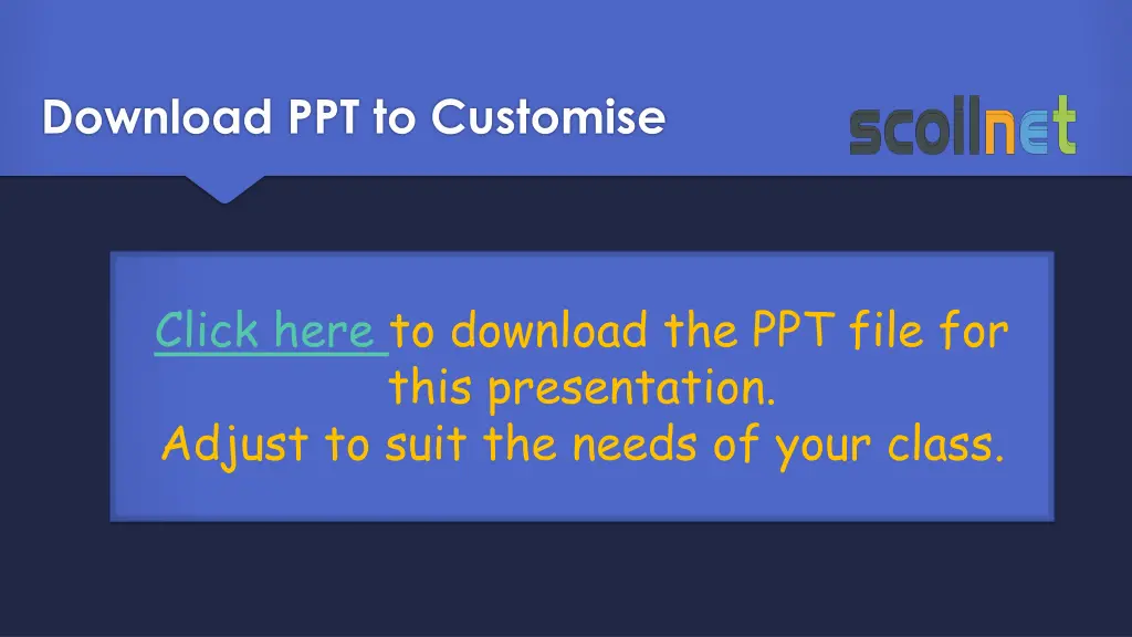 download ppt to customise