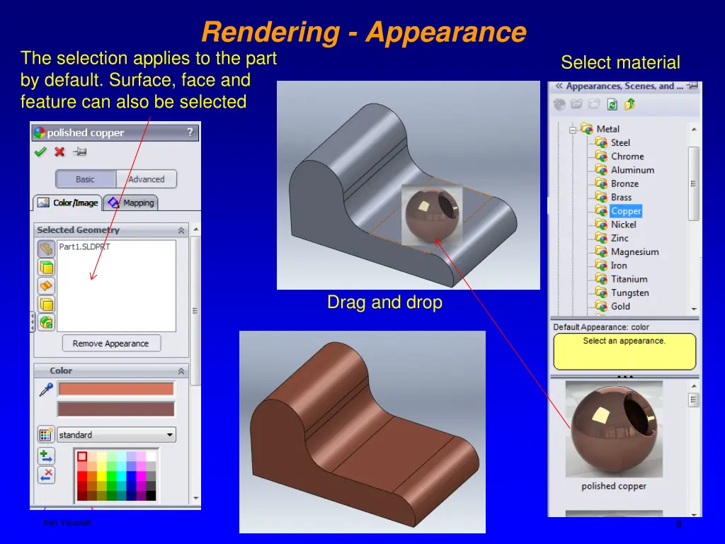 rendering appearance