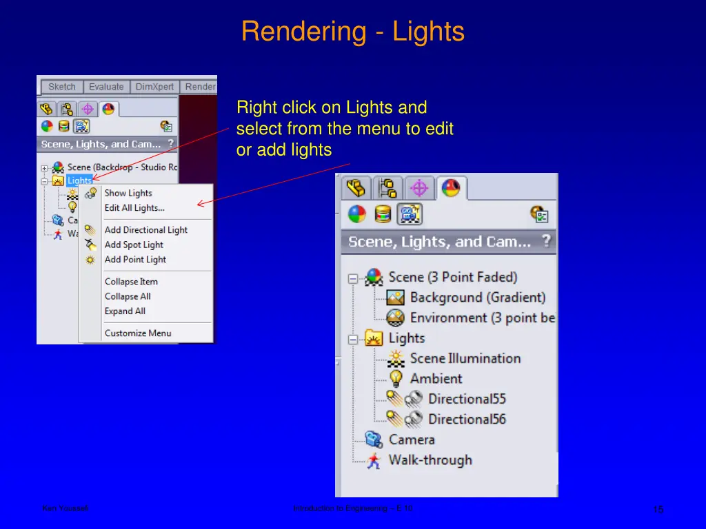 rendering lights 1