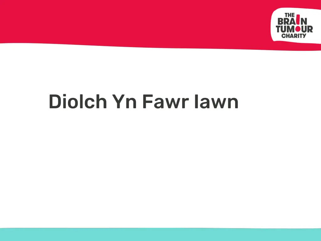 diolch yn fawr iawn