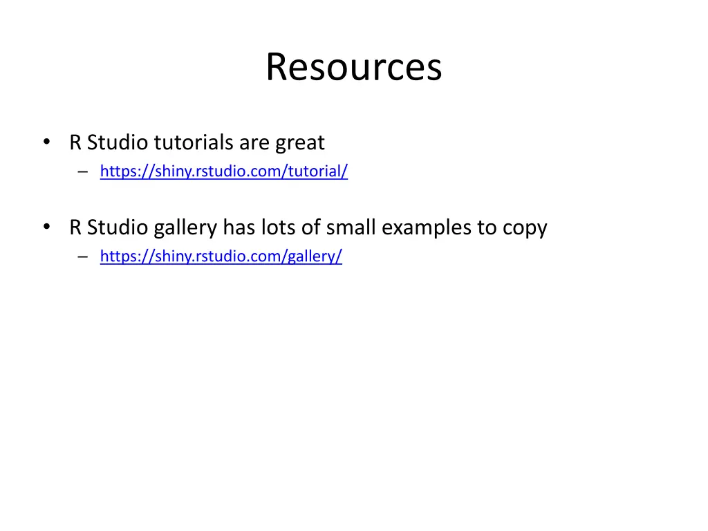 resources