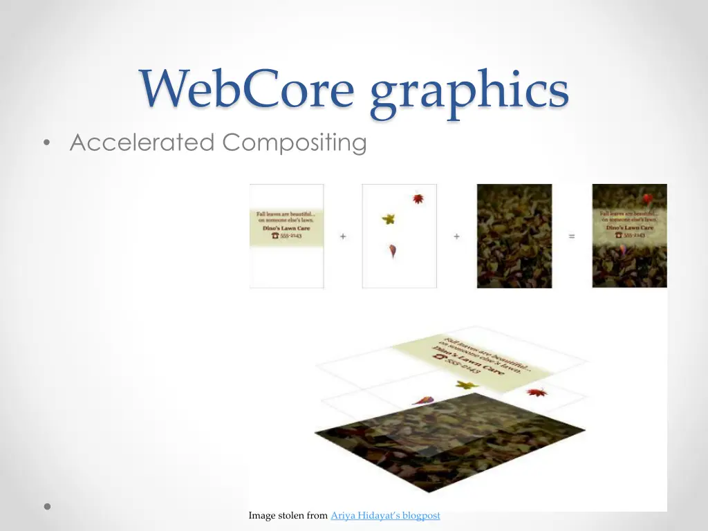 webcore graphics accelerated compositing