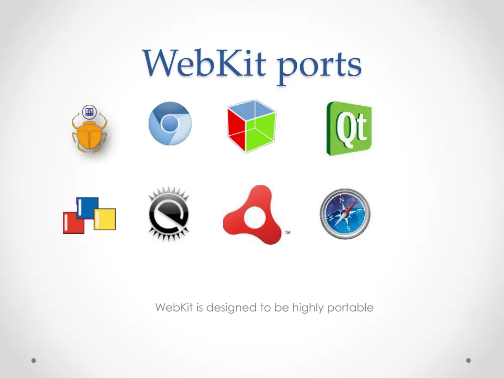 webkit ports