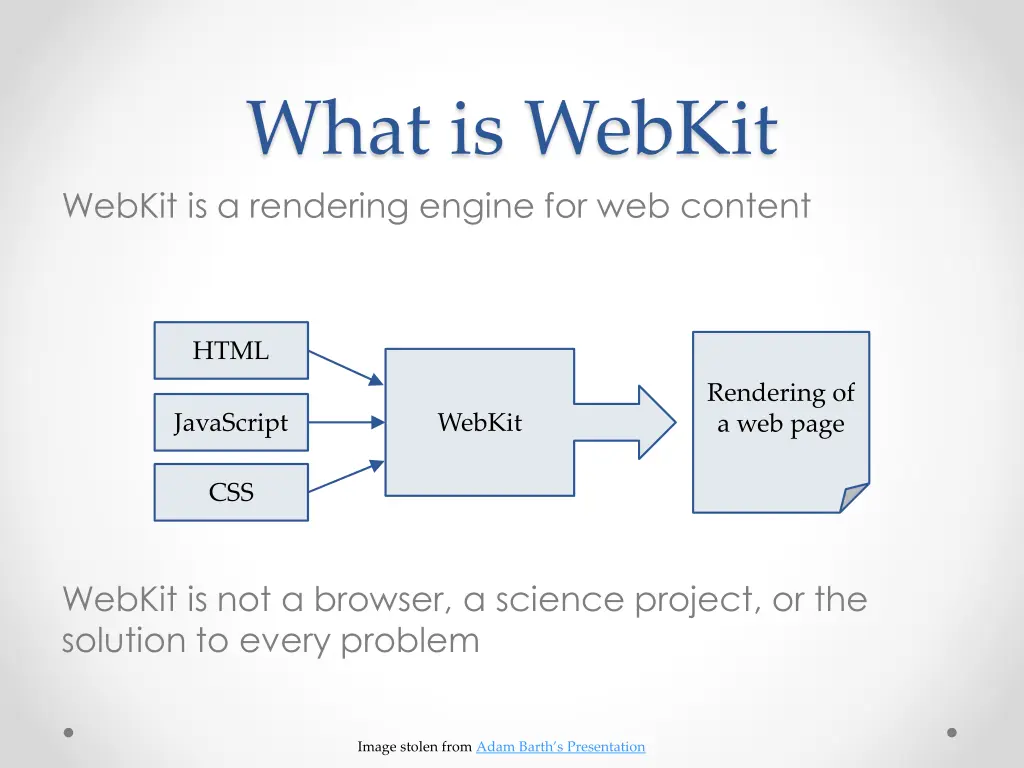 what is webkit webkit is a rendering engine