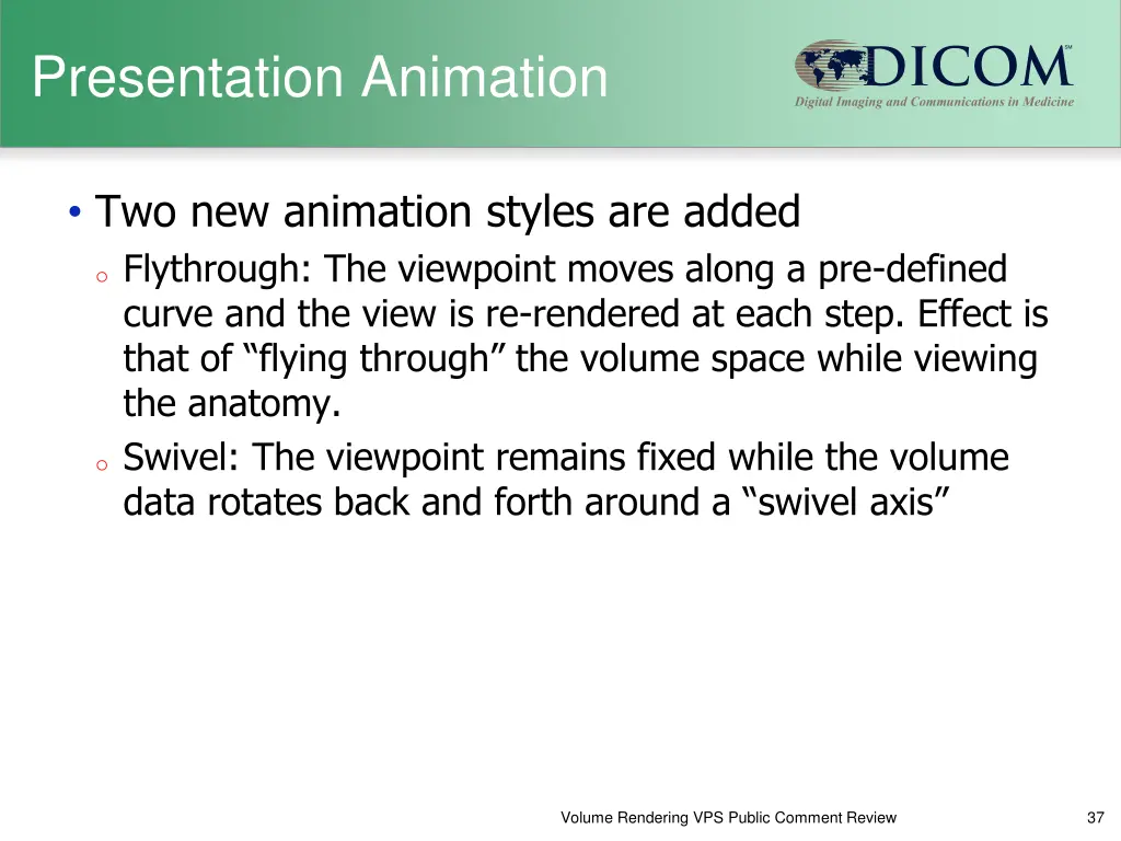 presentation animation