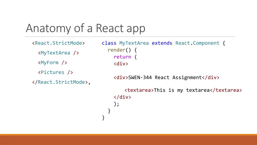 anatomy of a react app 1