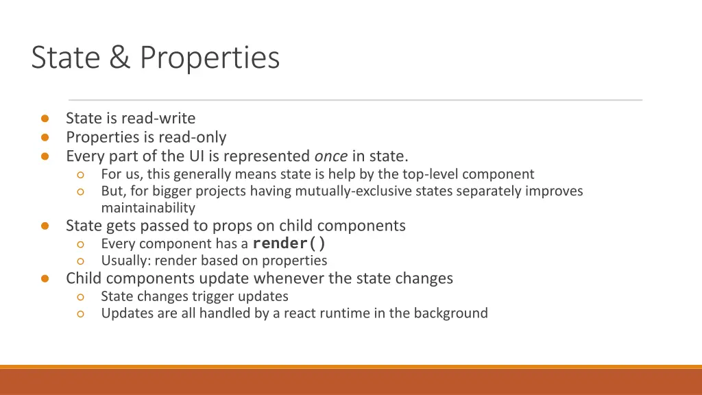 state properties