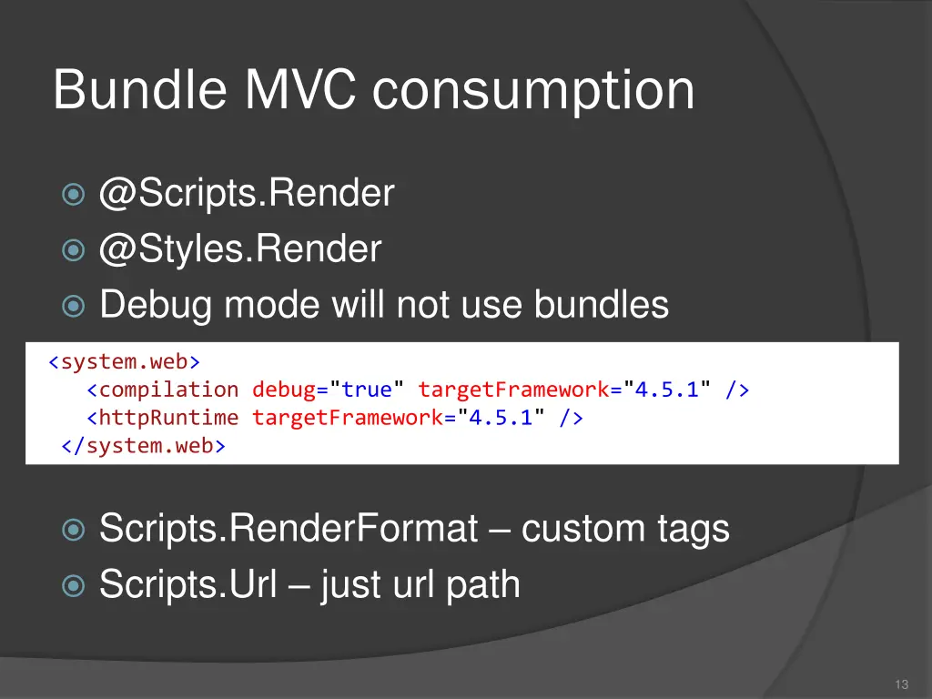 bundle mvc consumption