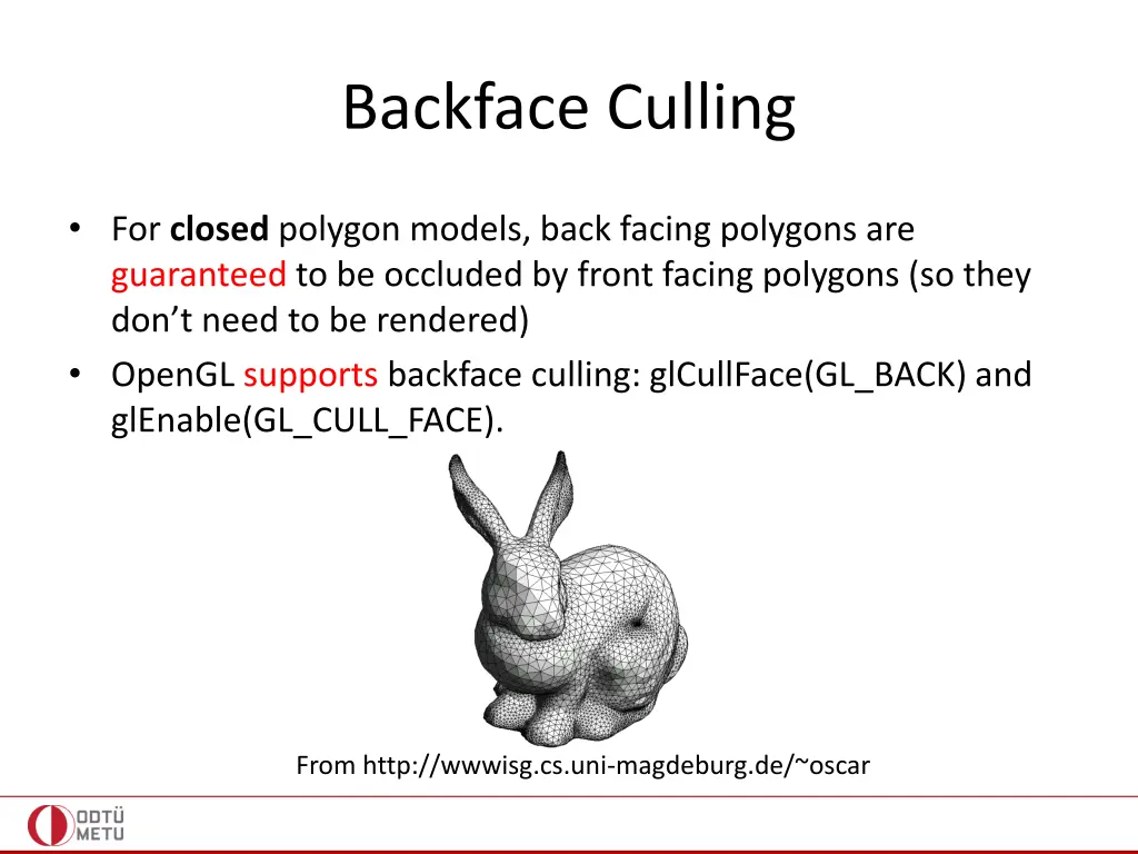 backface culling