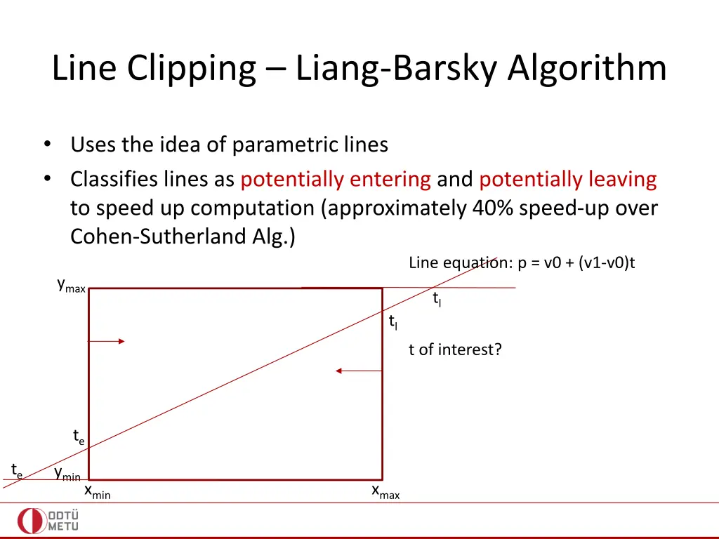 line clipping liang barsky algorithm