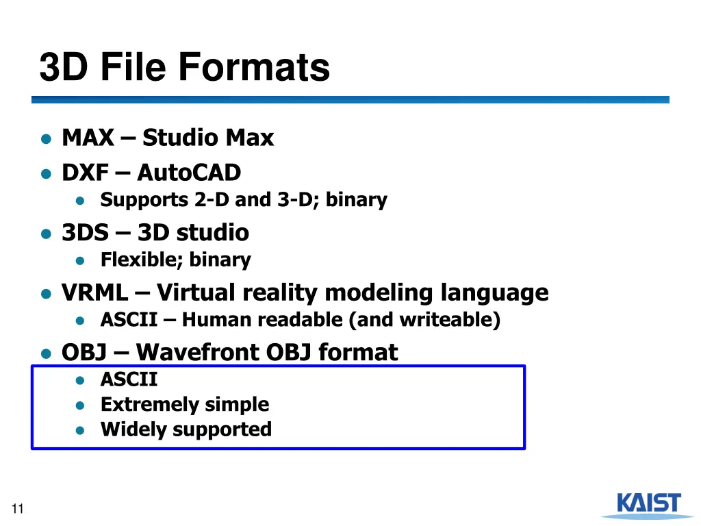 3d file formats