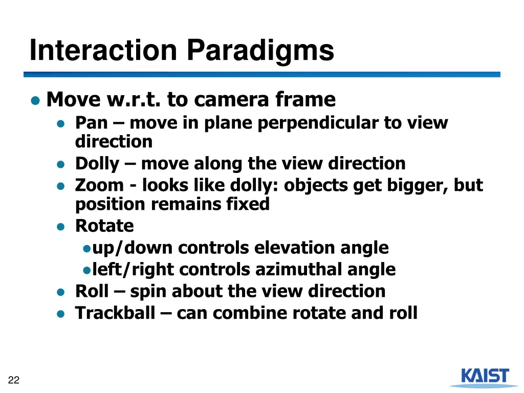 interaction paradigms 1