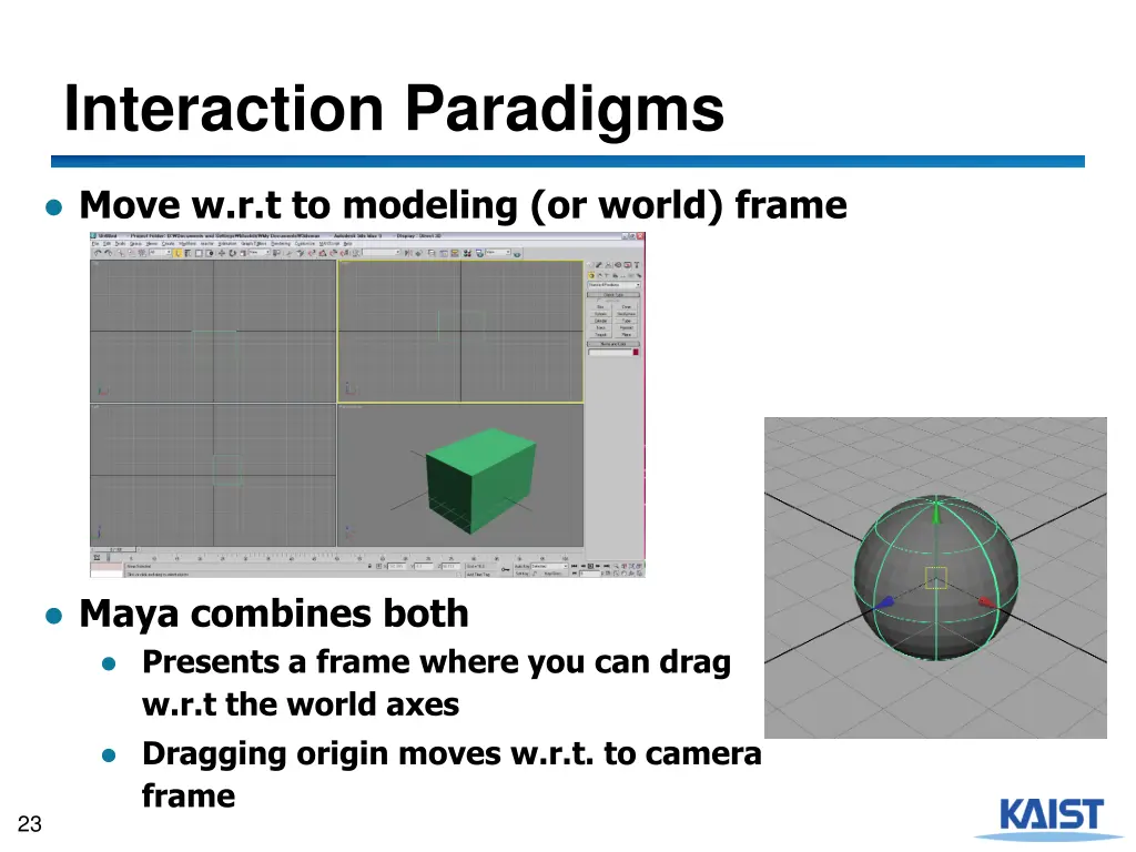 interaction paradigms 2