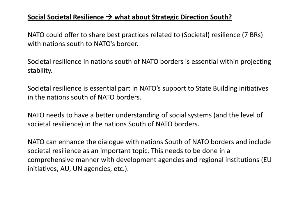 social societal resilience