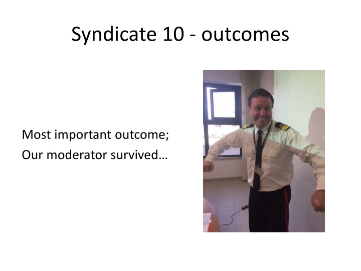 syndicate 10 outcomes