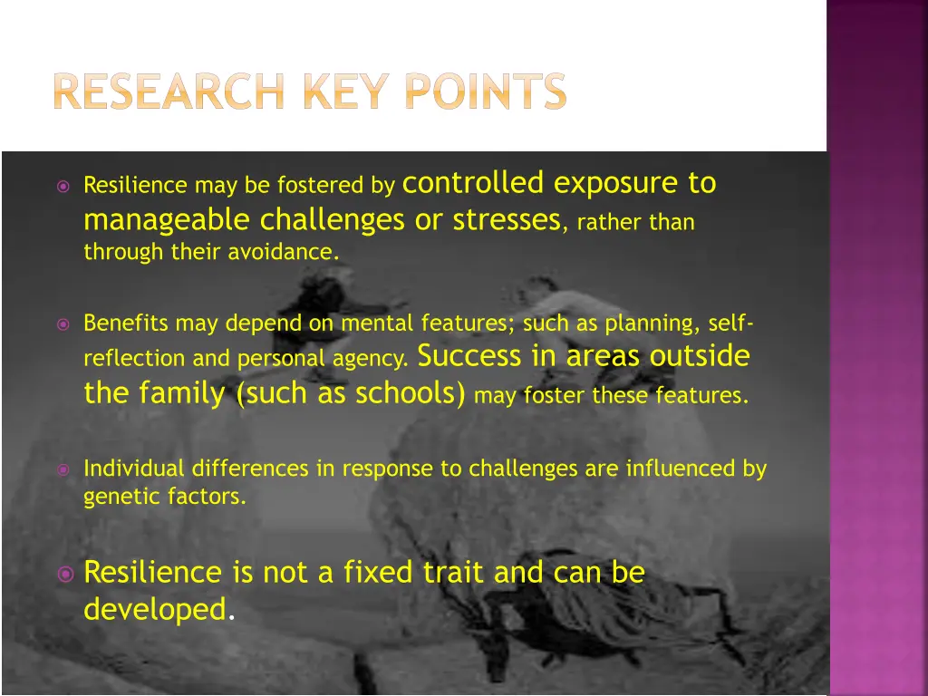 research key points