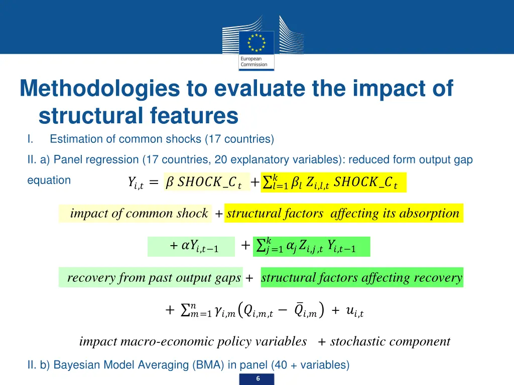 methodologies to evaluate the impact