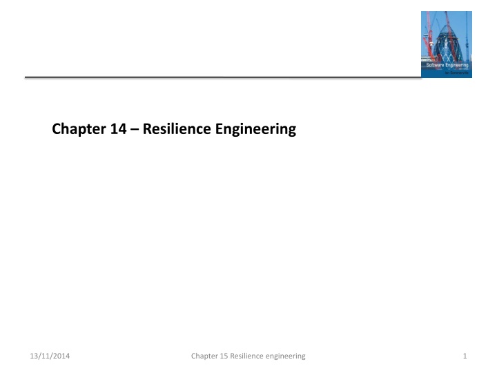 chapter 14 resilience engineering