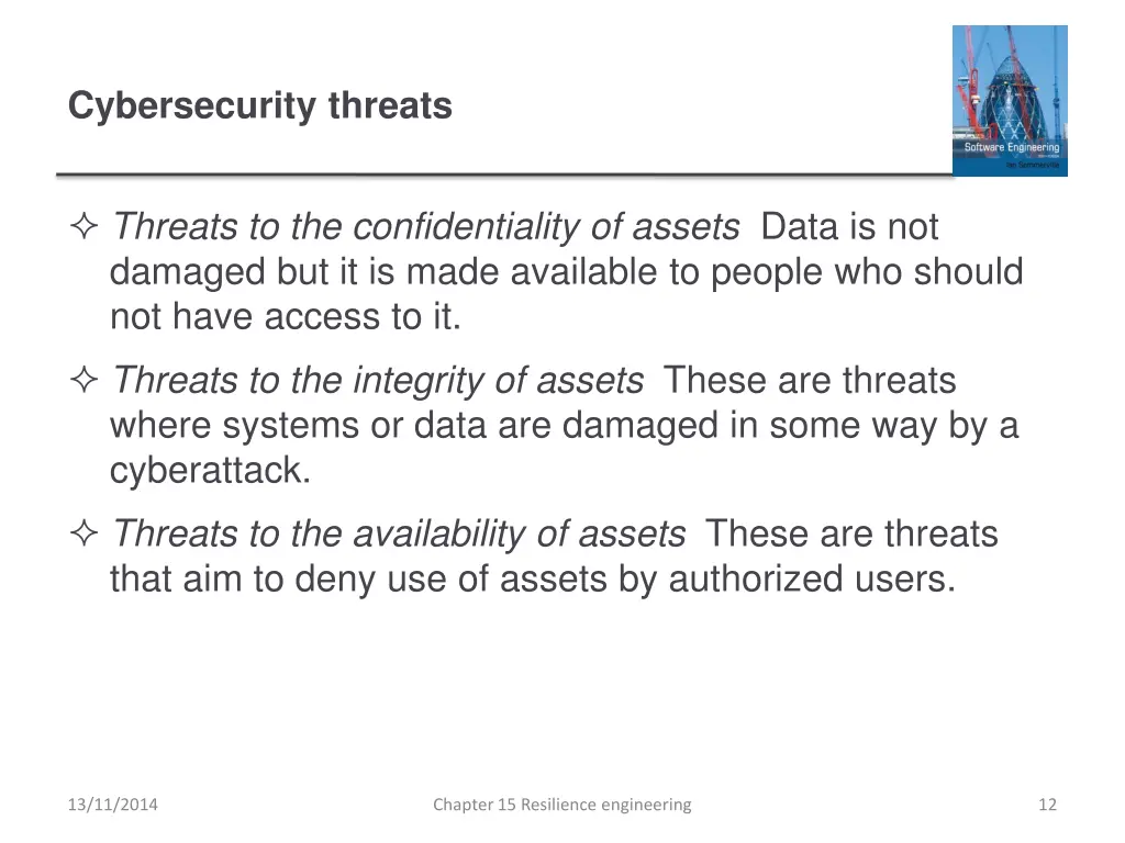 cybersecurity threats